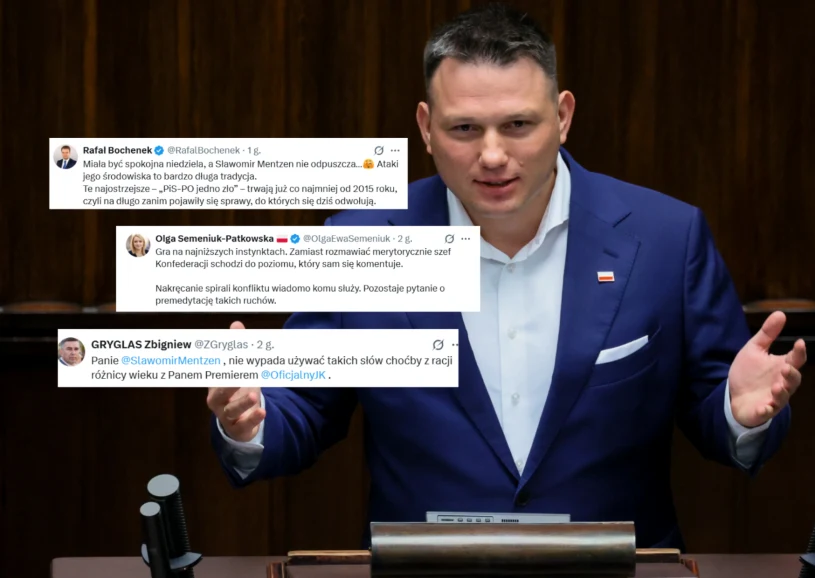 Gorąco po słowach Sławomira Mentzena. Politycy PiS nie kryją oburzenia