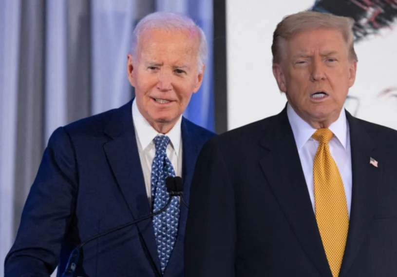 Biden zakpił z Trumpa. "Doskonały symbol jego prezydentury"