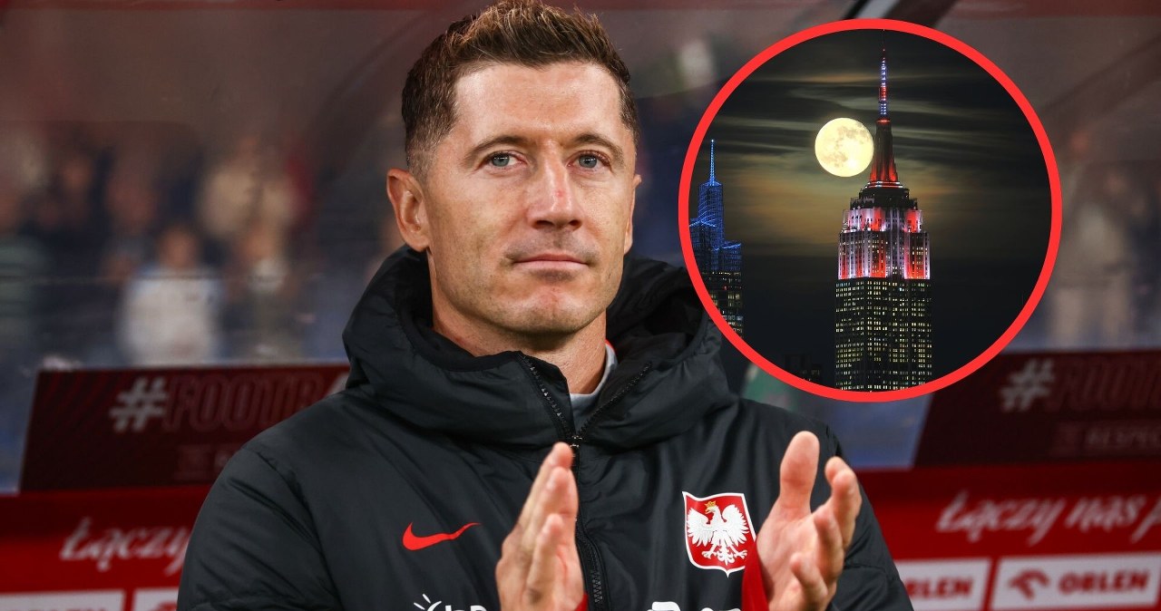 Historyczny moment dla Polski w sercu Nowego Jorku. I te słowa Lewandowskiego