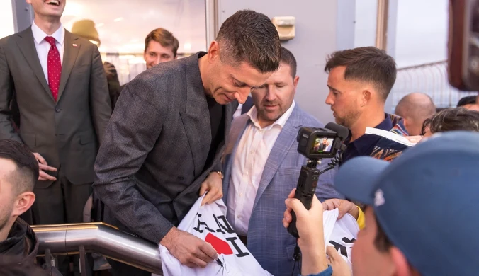 Po tym pytaniu Lewandowski musiał się zatrzymać. Sceny w USA, Polak w roli głównej
