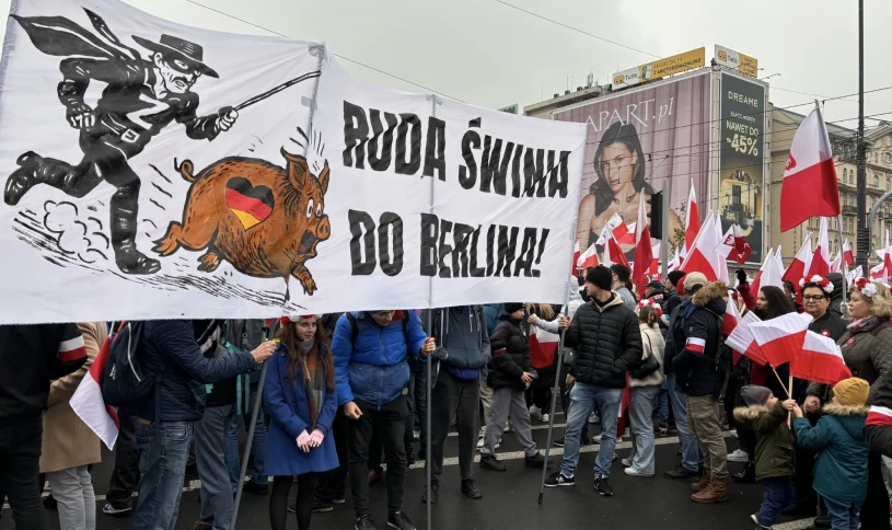 Skandaliczne hasła w Warszawie. "Stop imigracji, czas deportacji"