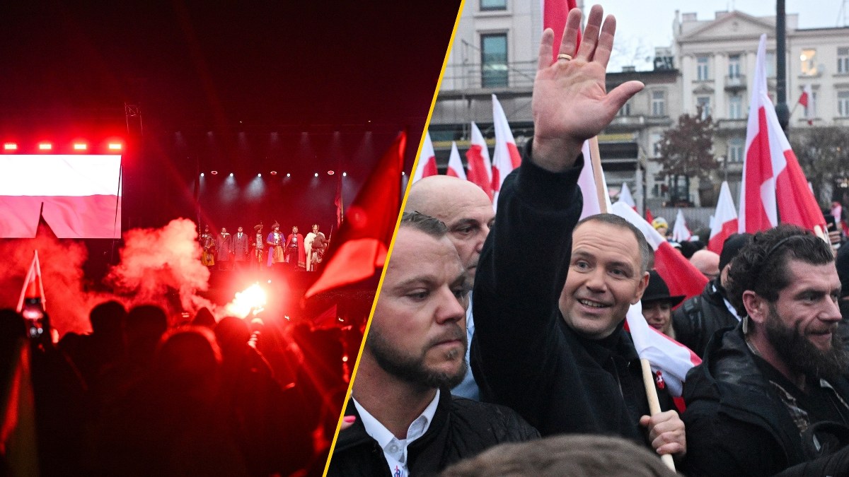 Marsz Niepodległości przeszedł ulicami Warszawy. Wśród uczestników prezydent Nawrocki [NA ŻYWO]