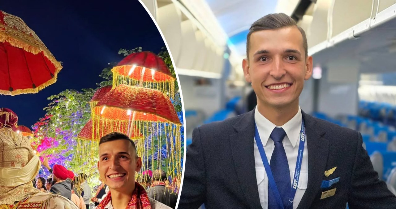 Mateusz pracuje jako steward. "Zaoszczędziłem mnóstwo pieniędzy"