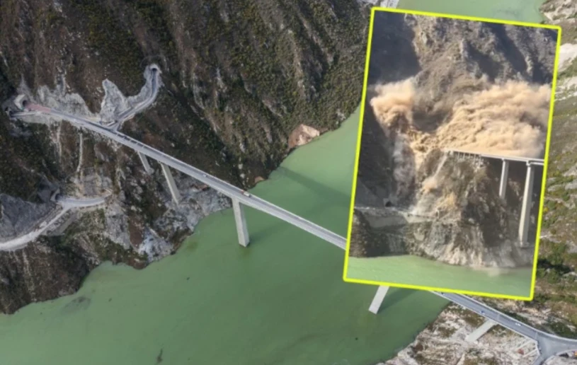 Katastrofa mostu w Chinach. Został otwarty kilka miesięcy temu