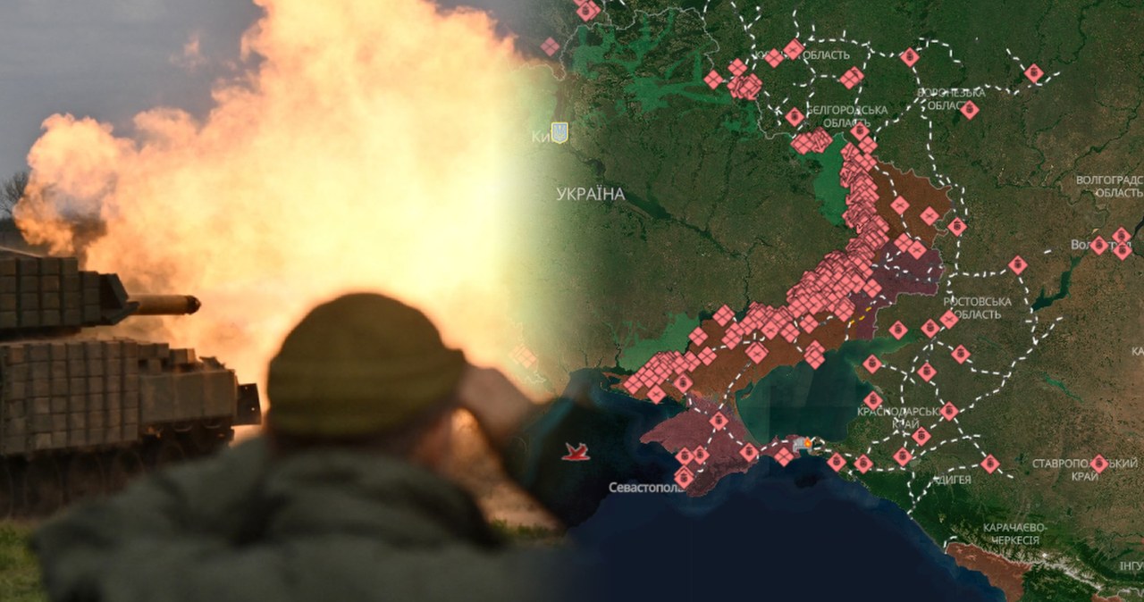 Ukraina uderzyła w skład wrogiej amunicji. "Liczne eksplozje i pożar"