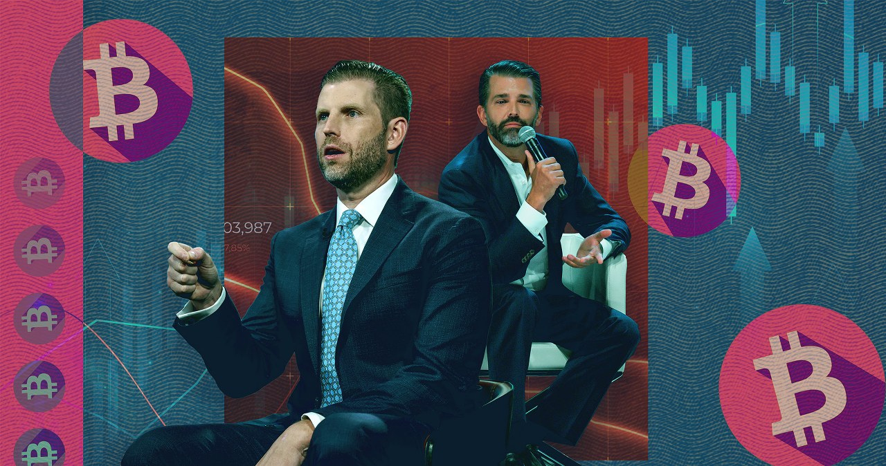 "Financial Times": Synowie Donalda Trumpa budują imperium kryptowalutowe