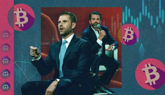 "Financial Times": Jak dwa małe banki pomagają synom Trumpa zbudować imperium kryptowalutowe 