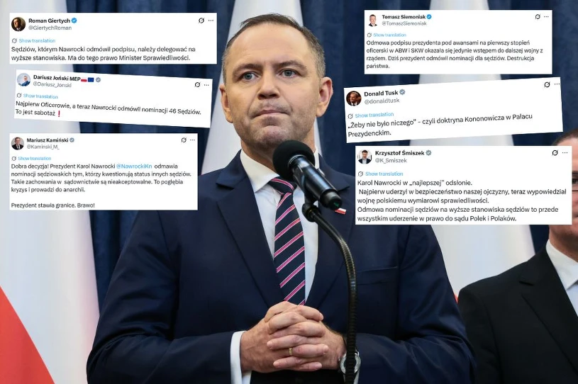 Zawrzało po decyzji Nawrockiego. Część polityków nie przebierała w słowach