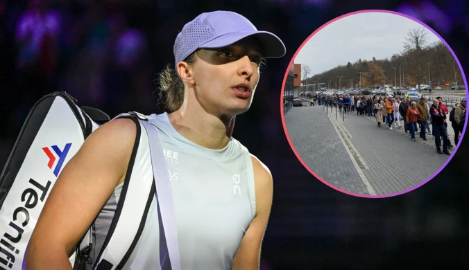 Świątek na korcie, a przed halą bardzo smutne obrazki. Jak do tego doszło?