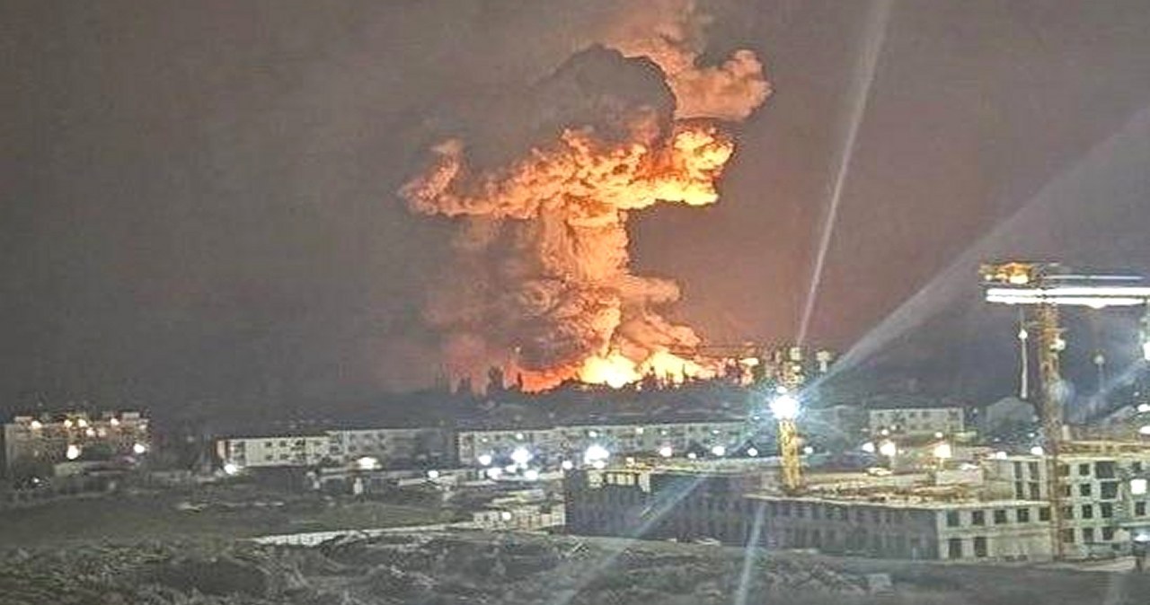 Płonie największy port morski Rosji. Ukraińcy użyli potężnej broni