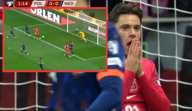 Pudło Zalewskiego, a Holendrzy w szoku. To była pierwsza akcja [WIDEO]