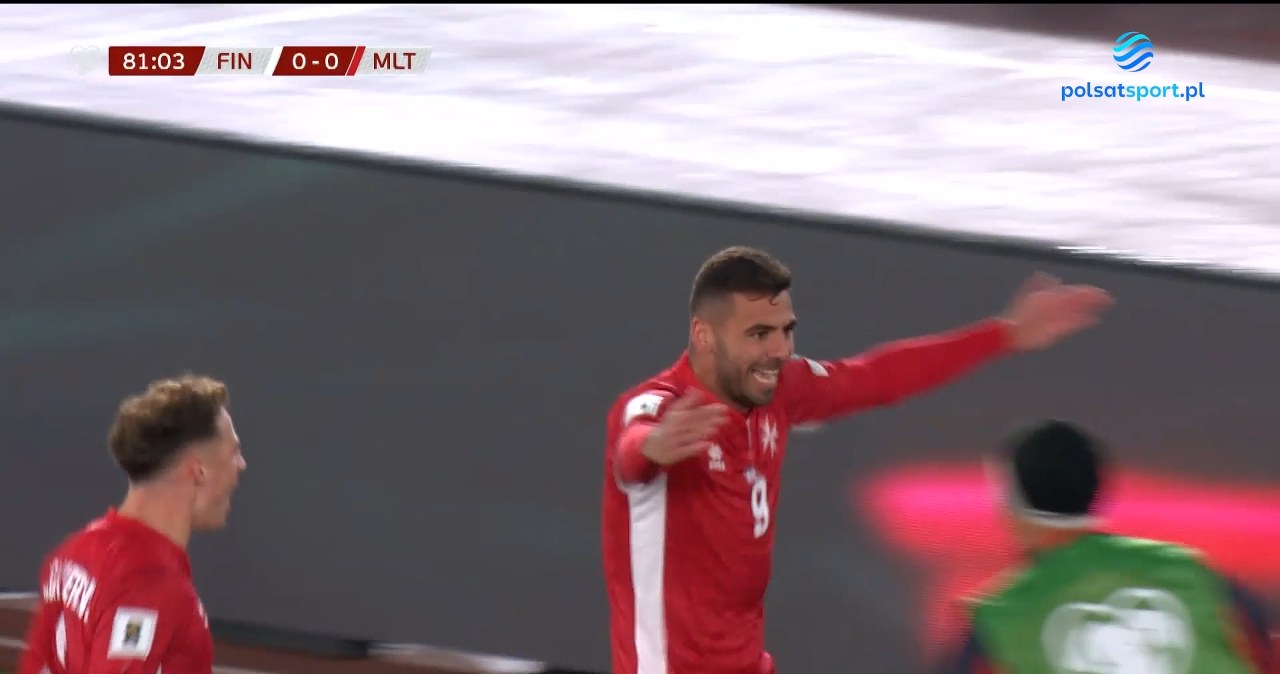Gol na wagę historycznego zwycięstwa Malty z Finlandią [WIDEO]