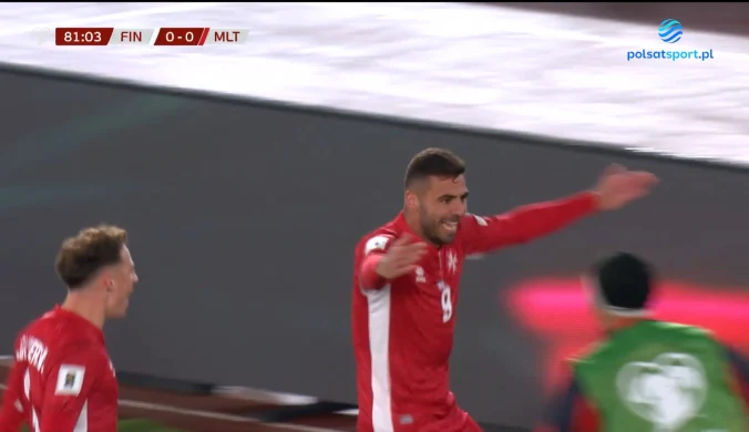 Gol na wagę historycznego zwycięstwa Malty z Finlandią [WIDEO]