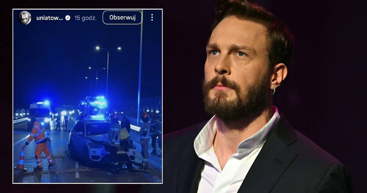 Sławek Uniatowski miał wypadek samochodowy. Jest nagranie i oświadczenie