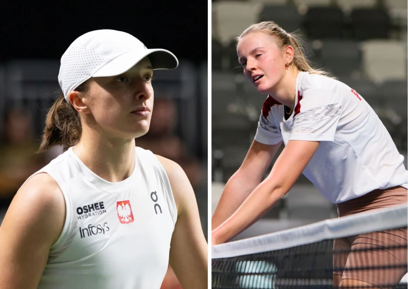 "Trenerze, nie nie". Świątek zaskoczyła na konferencji. Koleżanka zdumiona