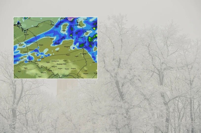 Zmiana w pogodzie, pierwszy śnieg w tym roku. Zostały godziny