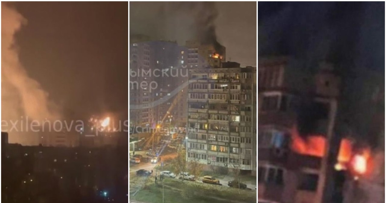 "Potężny" atak na Wołgograd. Eksplozje i pożary