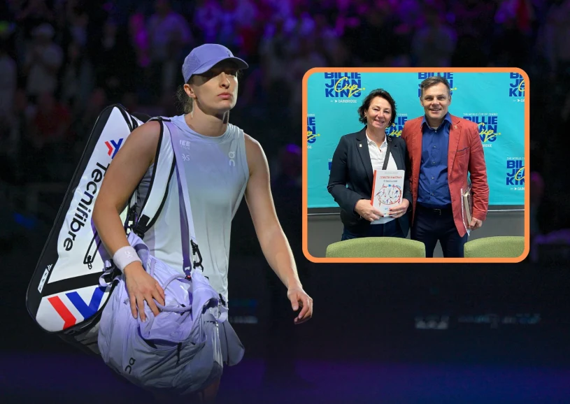 Do Igi Świątek przyjechało małżeństwo znanych profesorów. Z misją specjalną