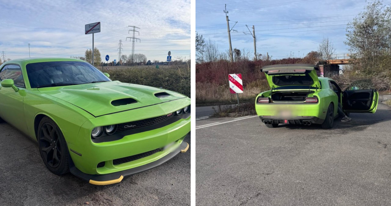 Sonometr kontra zielony Dodge. Policja zakończyła hałasowanie w sekundę
