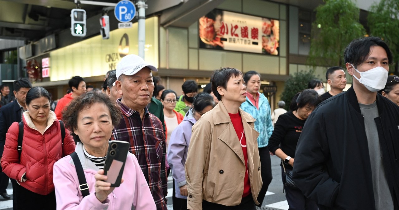 Chiny odradzają podróże do Japonii. Powodem spór o Tajwan