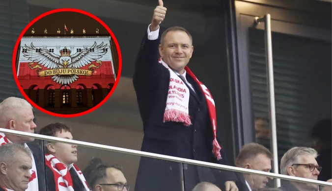 Afera z oprawą polskich kibiców. Jest reakcja Pałacu Prezydenckiego