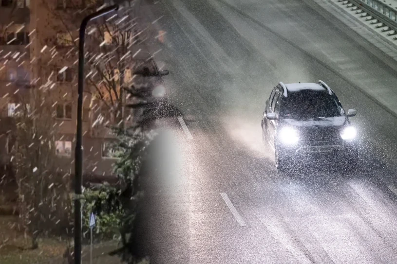 Pierwszy śnieg zawitał do Polski, są nagrania. IMGW wydał ostrzeżenia