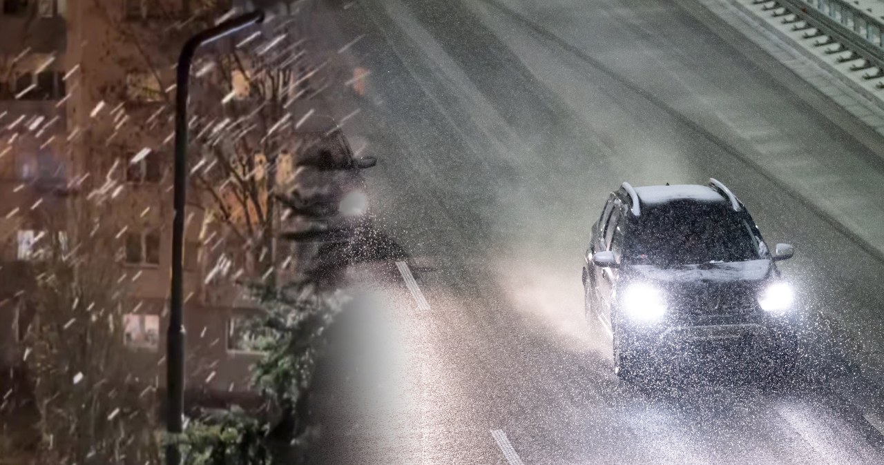 Pierwszy śnieg zawitał do Polski, są nagrania. IMGW wydał ostrzeżenia