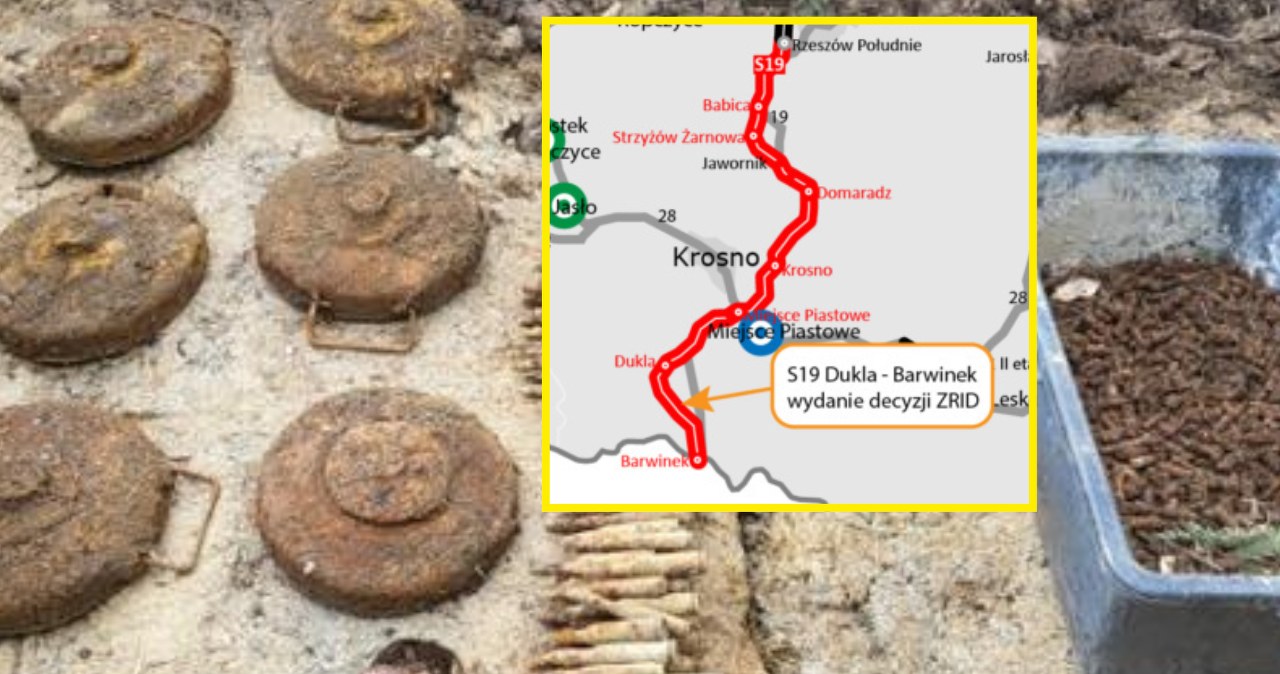 Na Podkarpaciu budują istotną drogę. Odkryli gigantyczne składy amunicji