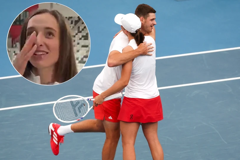 Nagle padło pytanie o Hurkacza, Świątek zbita z tropu. „O Jezu, serio?”