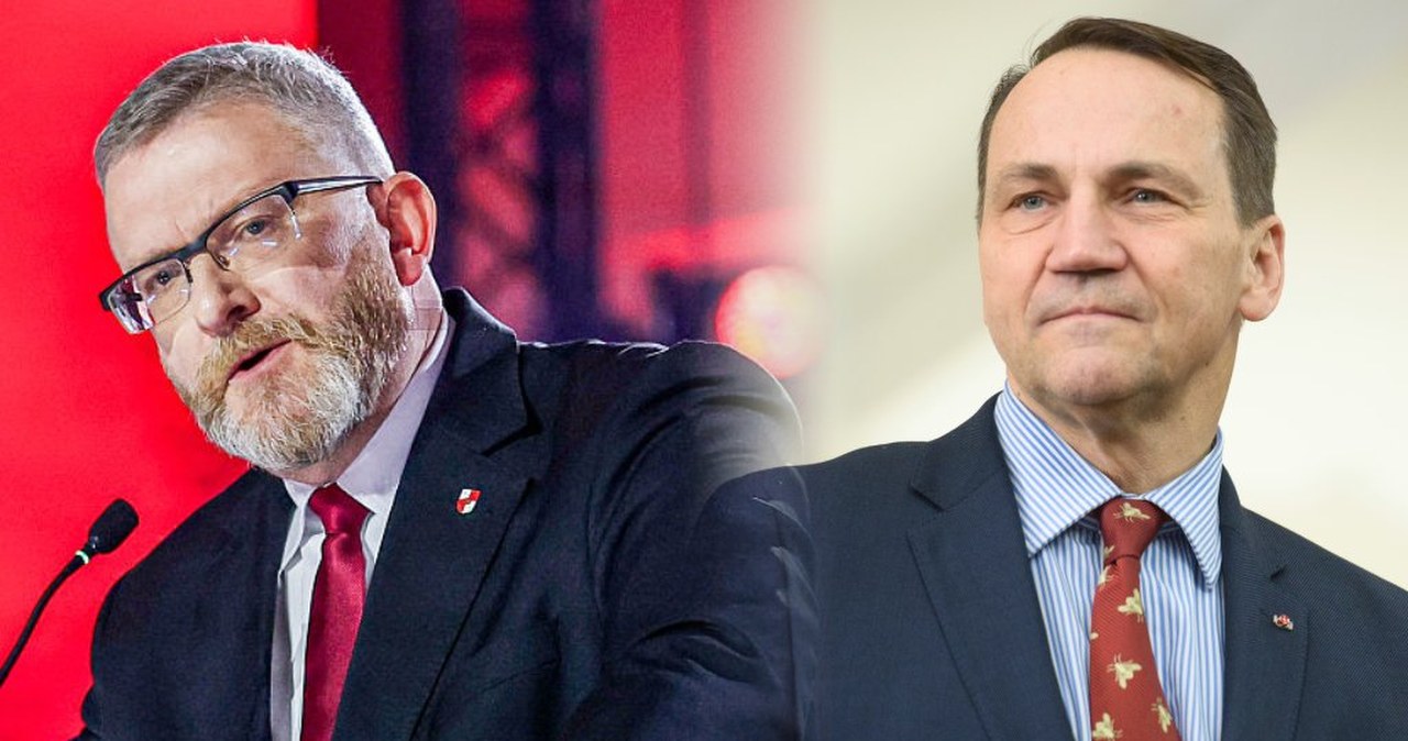 "Ociera się o zdradę". Radosław Sikorski reaguje na słowa Brauna