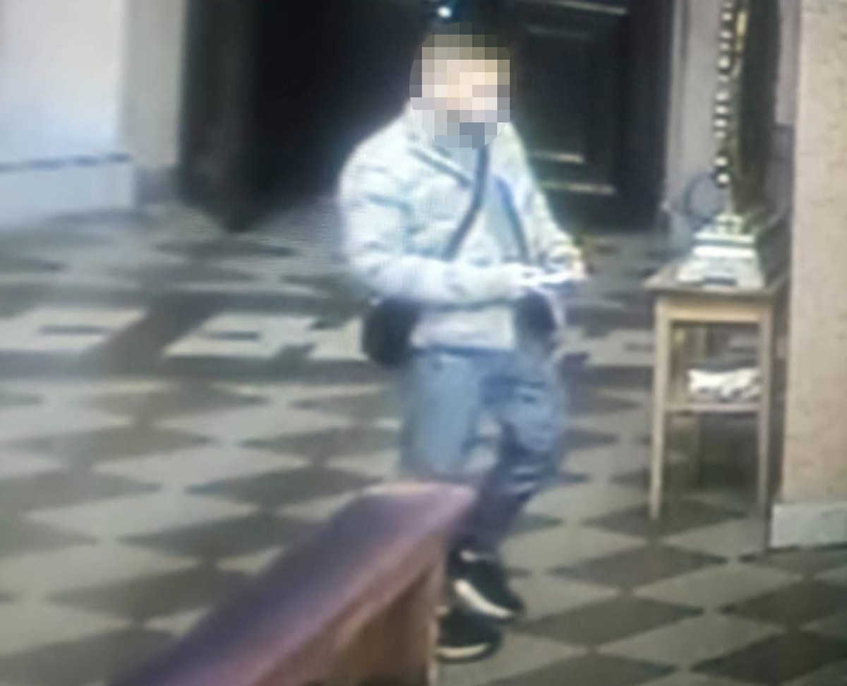 Kościelny złodziej przyłapany na gorącym uczynku. Wszystko się nagrało