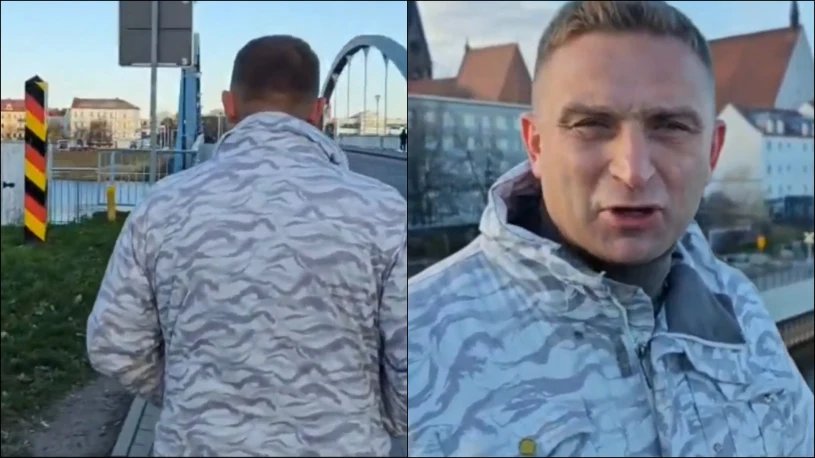 Bąkiewicz pojawił się w Niemczech. Sprawą zajmie się prokuratura