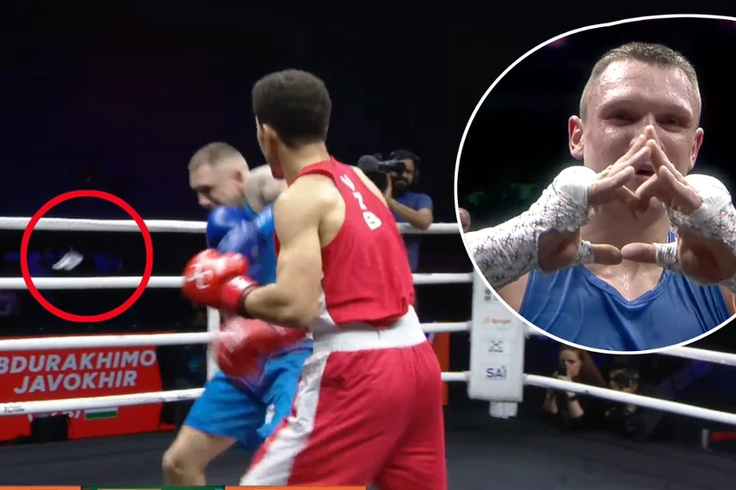 Taki "strzał", iż ochraniacz wyleciał. Wkurzony Polak ruszył, zwrot w finale