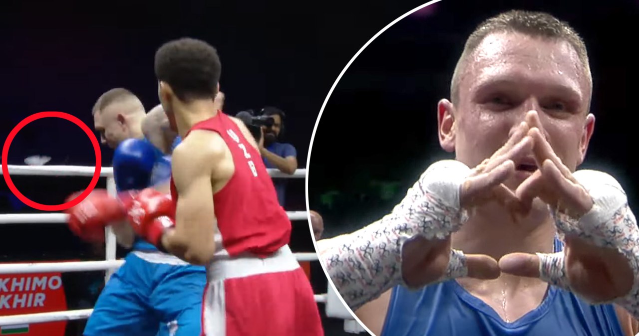 Taki "strzał", iż ochraniacz wyleciał. Wkurzony Polak ruszył, zwrot w finale