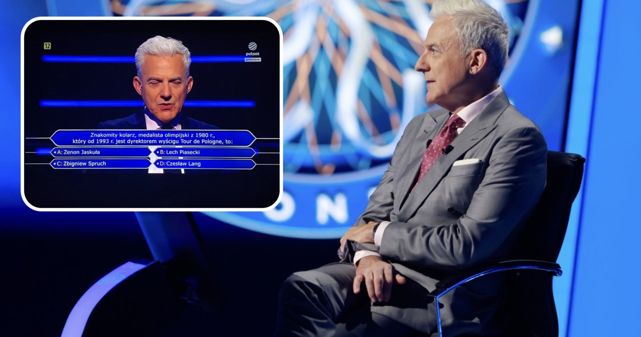 Ale scena w "Milionerach". Po tym pytaniu opuścił studio bez wygranej