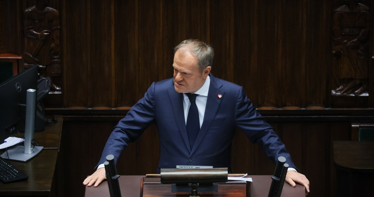 "Akcje dywersyjne przekroczyły krytyczną granicę". Donald Tusk w Sejmie
