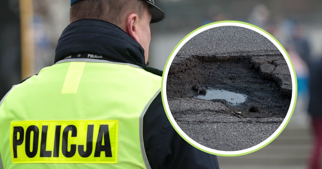 Potężna wyrwa na S1. Siedem aut uszkodzonych, duże utrudnienia w ruchu