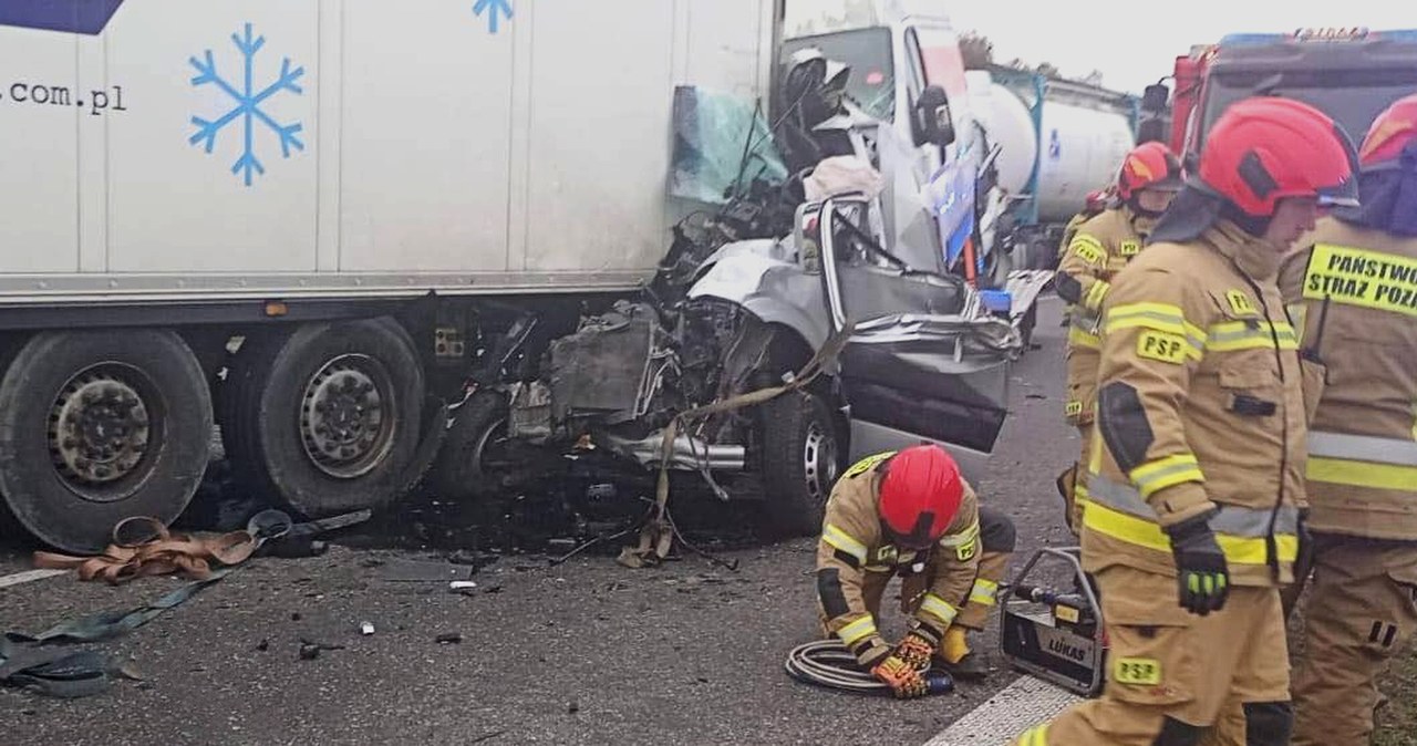 Mazowieckie. Wypadek na autostradzie A2, droga jest zablokowana