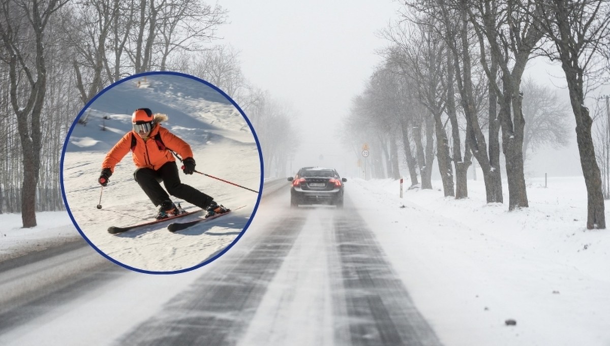 Zima w Beskidach. Trudne warunki na drogach, świetny start sezonu narciarskiego