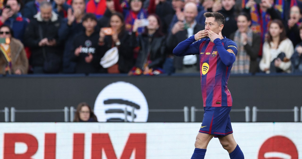 Historyczny moment Lewandowskiego. Patrzyło całe Camp Nou