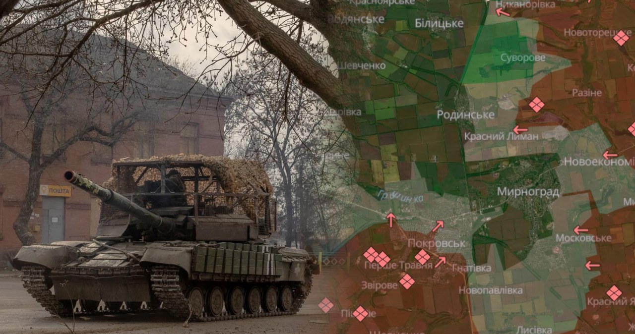 Rosjanie szturmują w Pokrowsku. Obrońcom pomogła pogoda