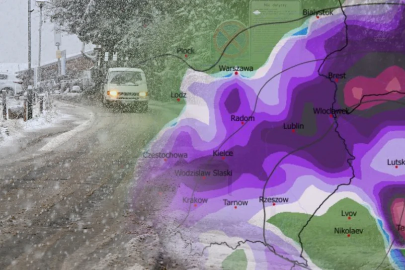 Kolejna fala opadów śniegu, sypią się alerty. "Zachowaj ostrożność"