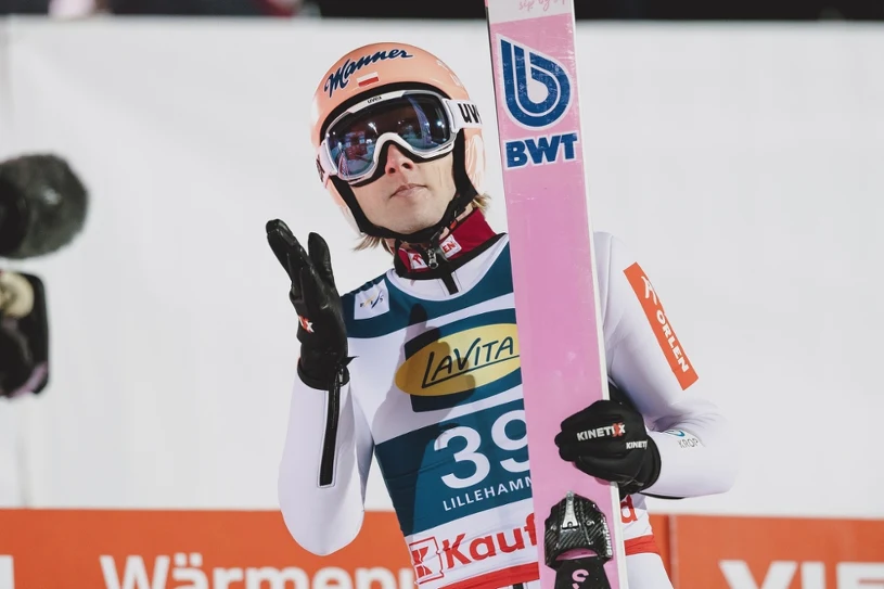 Zaskakujący skok Dawida Kubackiego. Po konkursie uratował Piotra Żyłę