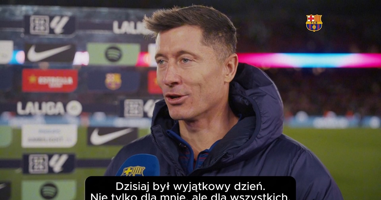 ,,Tego dnia nie zapomnę nigdy" Lewandowski o golu i powrocie na Camp Nou [WIDEO]