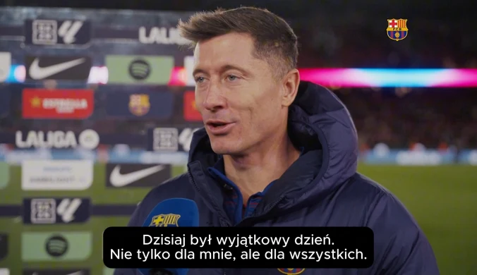 ,,Tego dnia nie zapomnę nigdy" Lewandowski o golu i powrocie na Camp Nou [WIDEO]