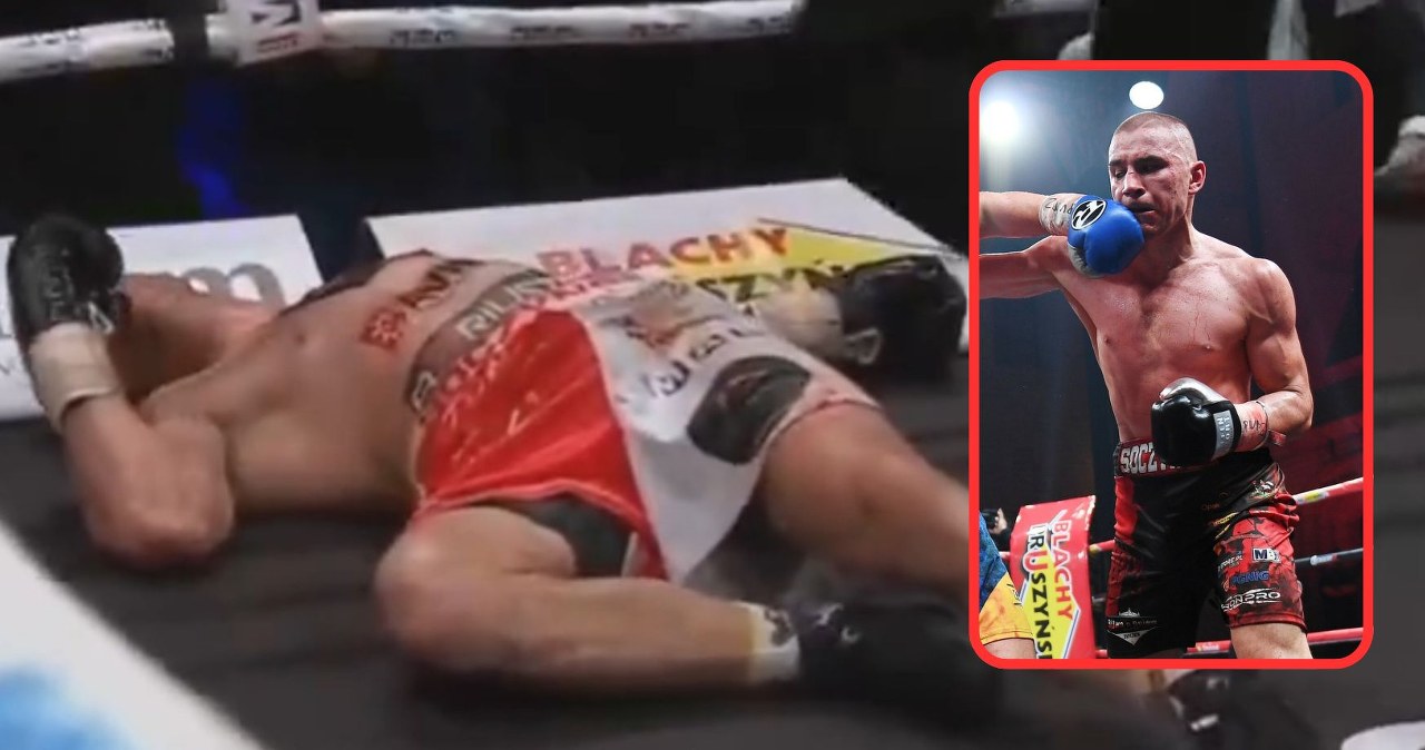 Tragedia w ringu, polski bokser zniesiony na noszach. Potworny nokaut