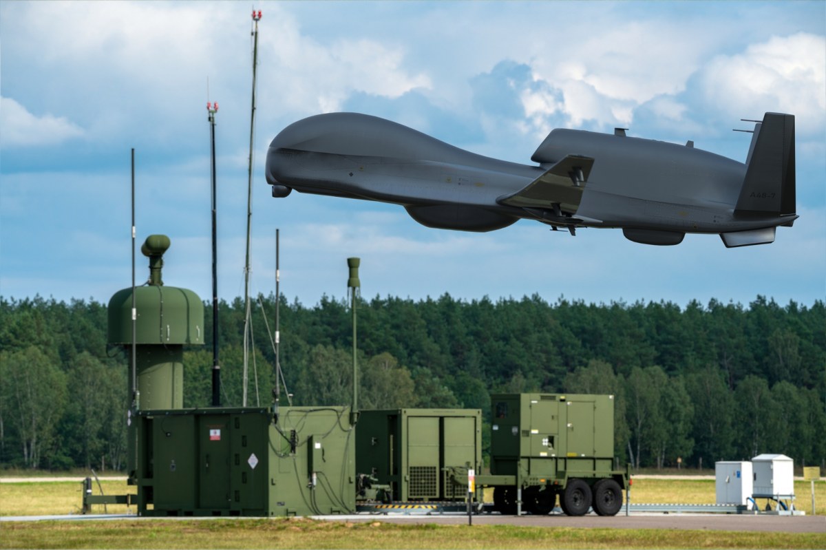 Wojskowy dron nad przesmykiem suwalskim. To była jedna z najdłuższych misji NATO