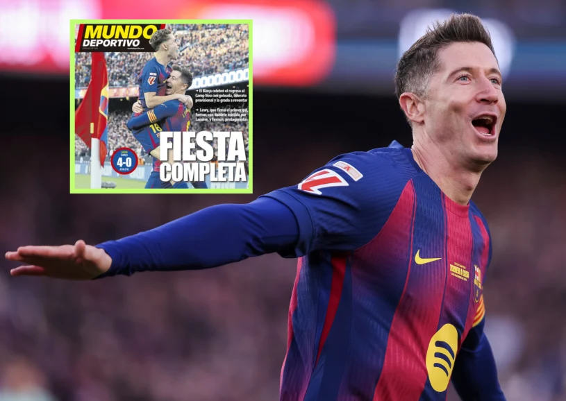 W Hiszpanii znowu głośno o Lewandowskim. "Gęsia skórka"