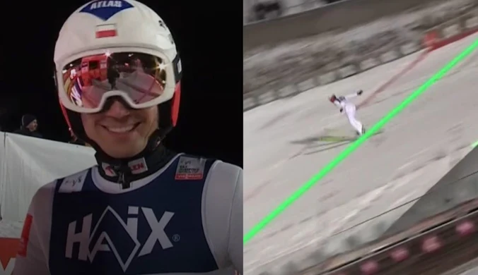 Stoch odpalił "petardę", ale co stało się potem. Fatalnie. Tylko machnął rękami