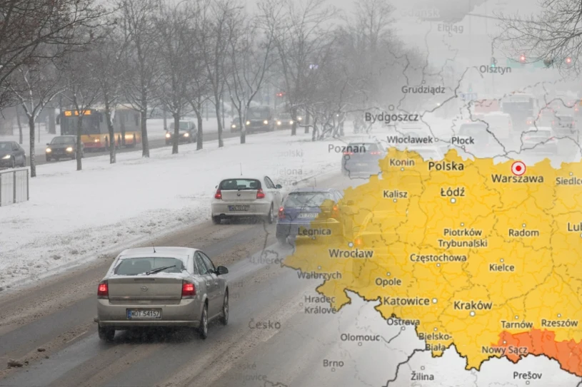 Alerty pogodowe zostają na dłużej. Pół Polski na żółto